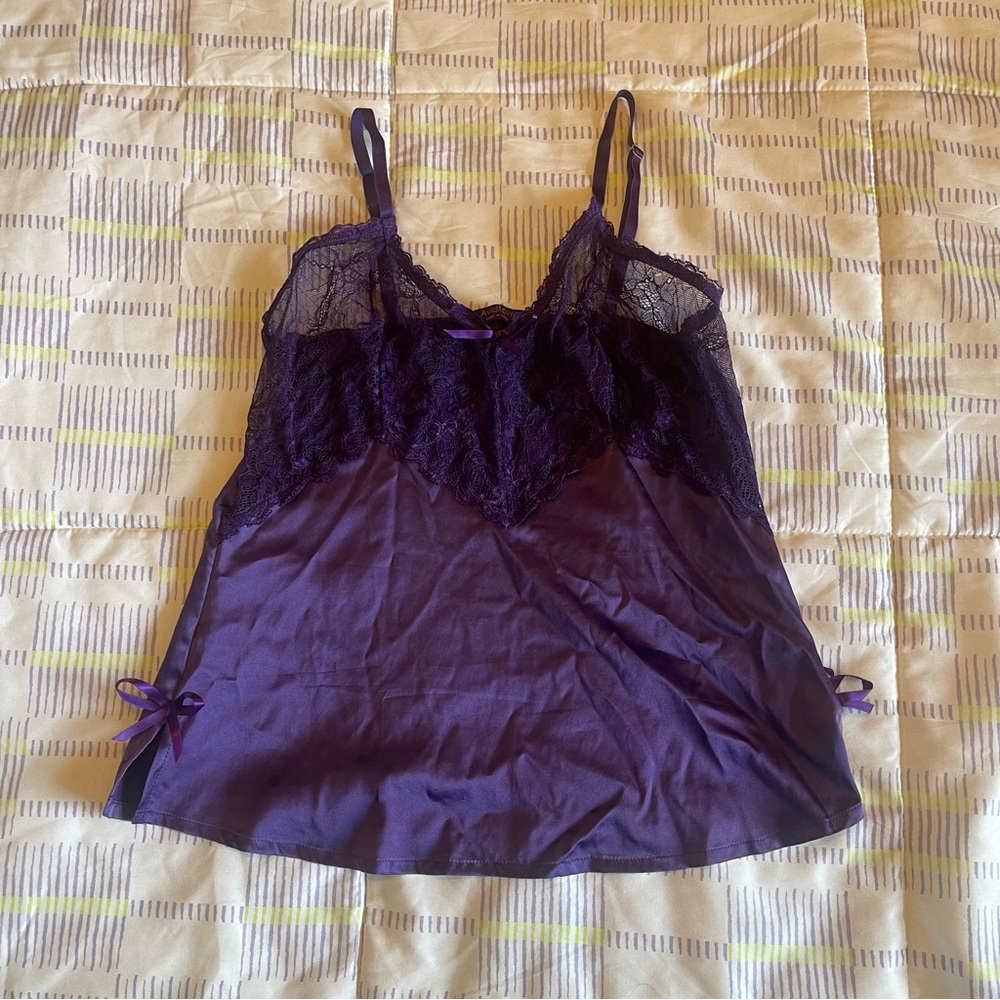 Purple Lace Camisole
